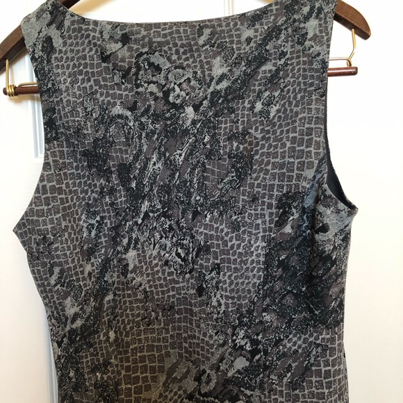 CDC Gray Snake Patterned Dress - Picture 3 of 5